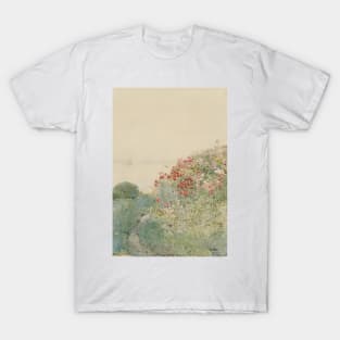 Field of Poppies, Isles of Shoals by Childe Hassam T-Shirt